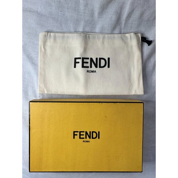 Fendi Roma Selleria Pink Pebbled Leather Zip-Around Wallet Full inclusion - Picture 12 of 16